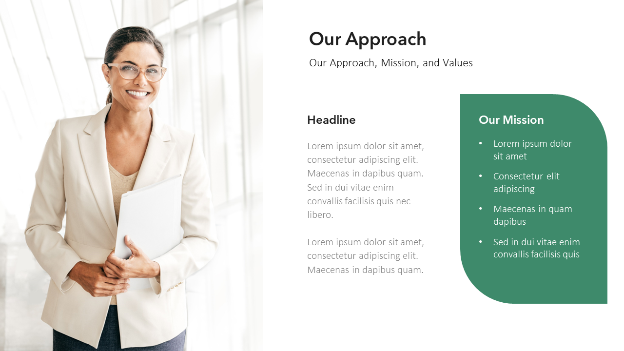 Our Approach Slide Template