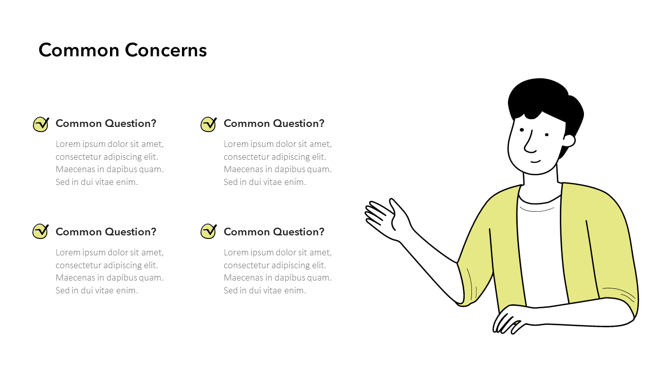 Common Concerns Slide Template | PPT | Google Slides