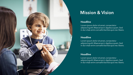 Mission and Vision Slide Template