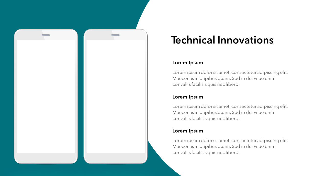 Technical Innovations Slide Template