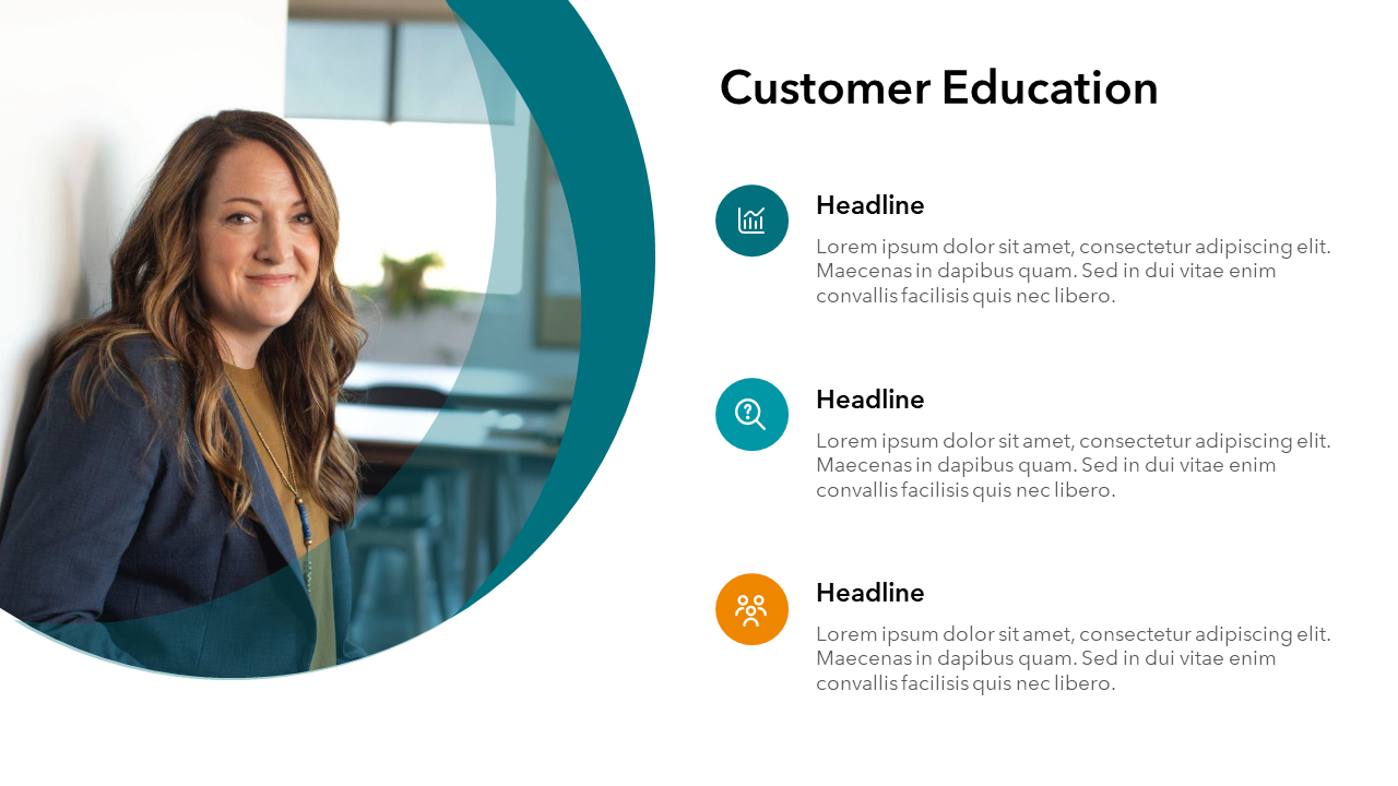 Customer Education Slide Template