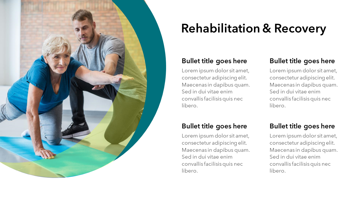 Rehabilitation and Recovery Slide Template