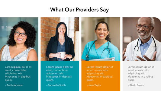 Our Providers Slide Template