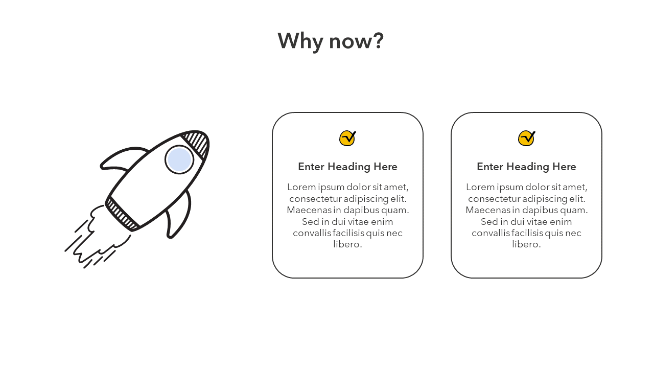 Why Now Slide | PowerPoint or Google Slides