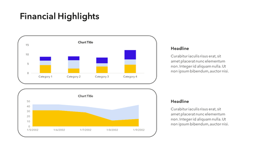 Financial Highlights Slide