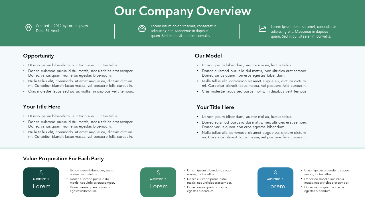 Company Overview Template | PowerPoint | Google Slides