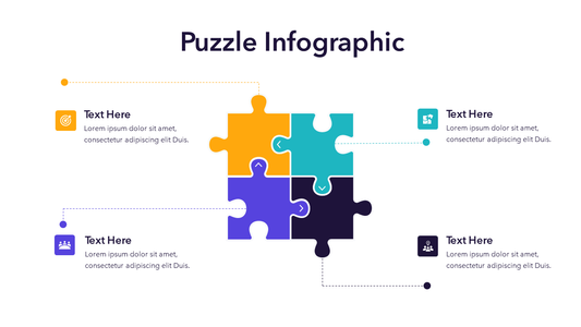 Puzzle Infographic Slide