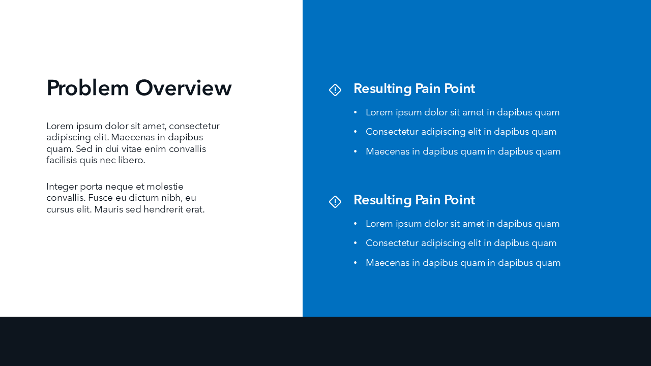 The Problem Slide Template