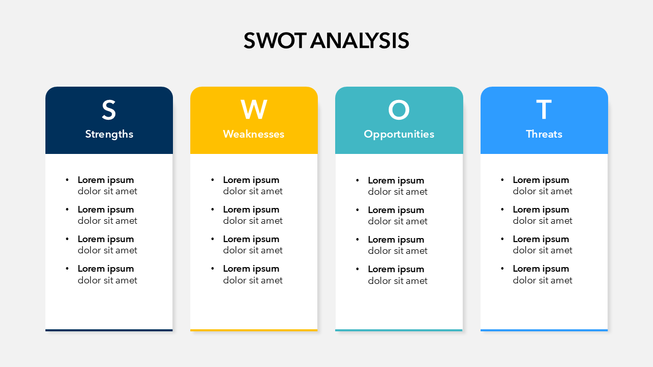 SWOT Analysis PPT Template