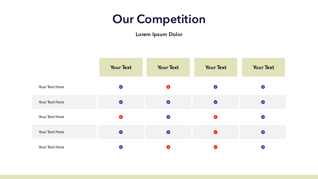 Competition Slide | PPT Template