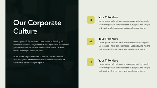 Corporate Culture Slide