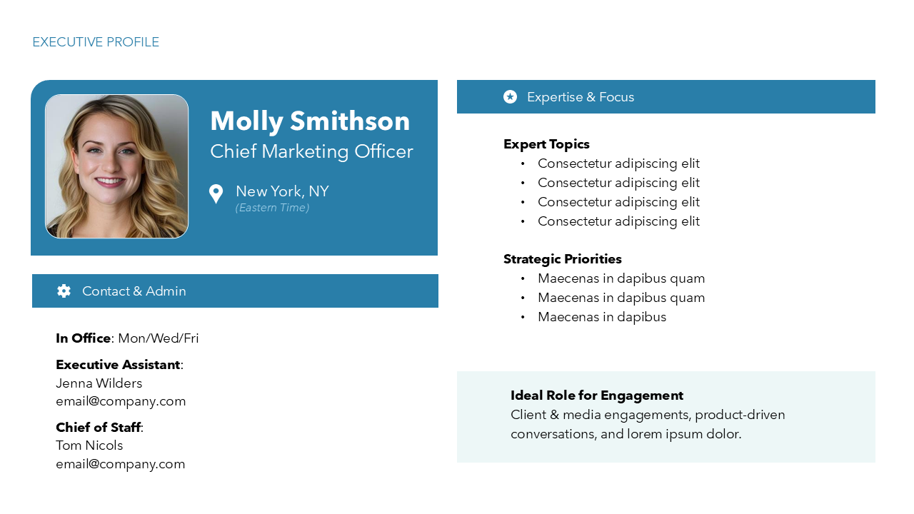 Leadership Profile PPT