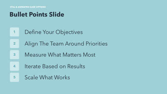Animated Bullet Points in PowerPoint