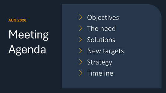 Powerpoint Meeting Agenda Template
