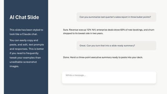 AI Chat Slide - PowerPoint