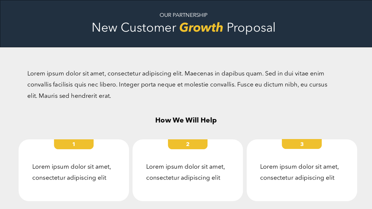 Partnership Proposal Template PPT - Slide
