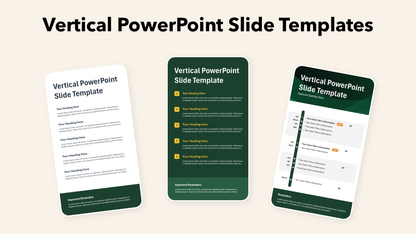 Vertical PowerPoint Slide Templates