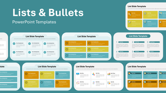 List PPT Templates - PowerPoint Slides