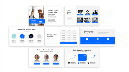 Blue Presentation Theme