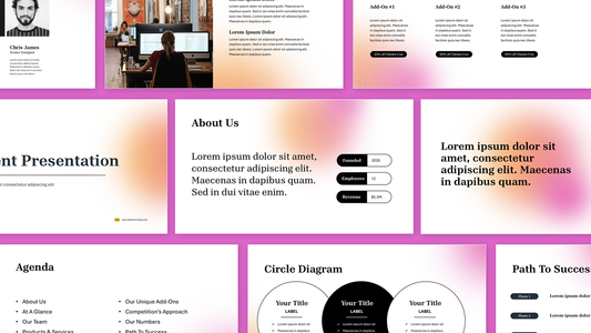 Gradient Presentation Template