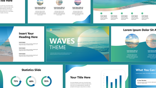 Waves PPT Theme