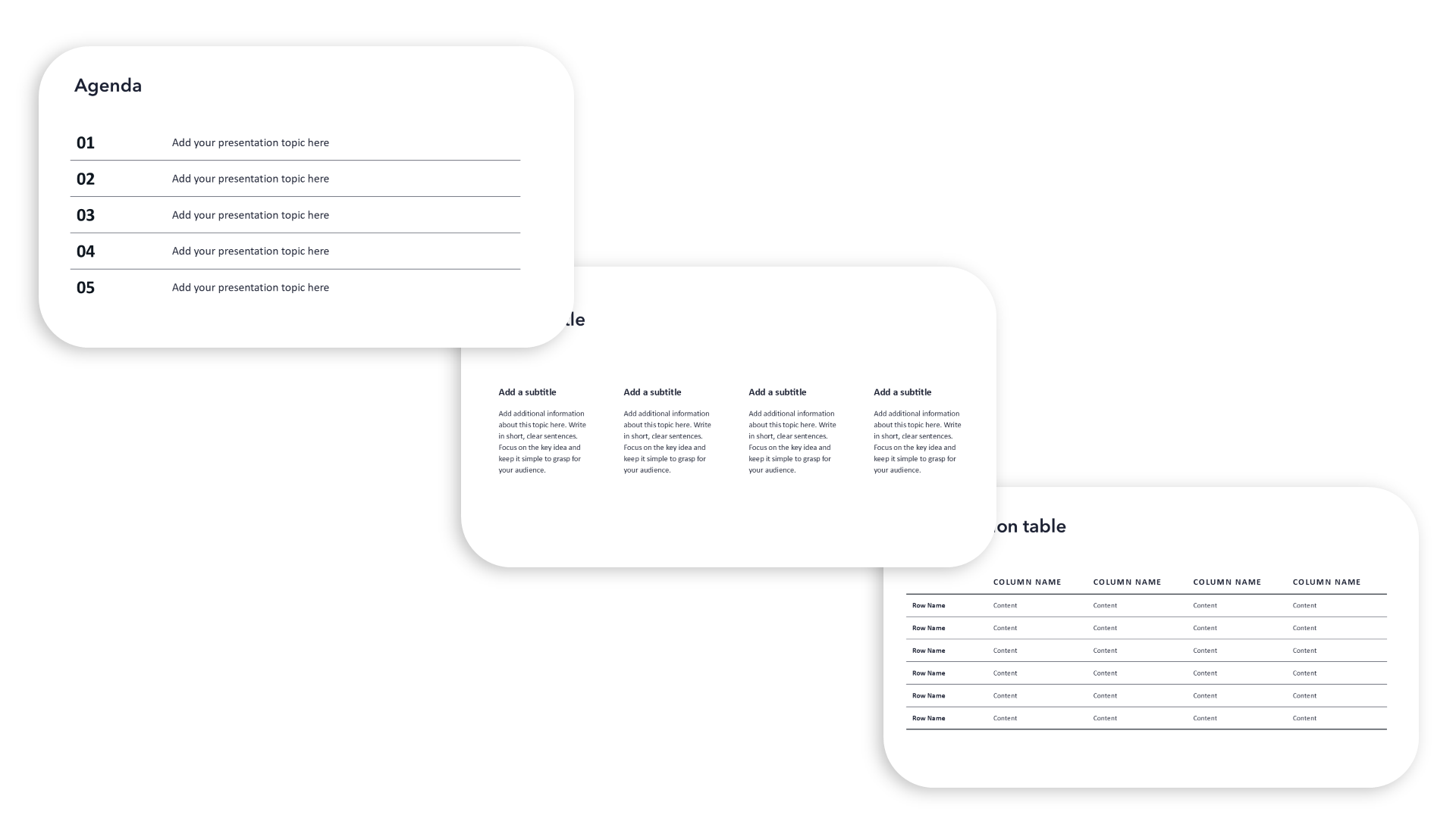 Minimalist PowerPoint Template