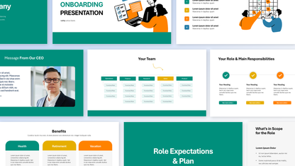 Onboarding Presentation Template