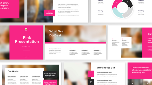 Pink PowerPoint Theme