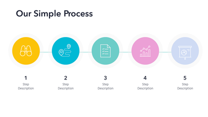 Our Simple Process Slide Template