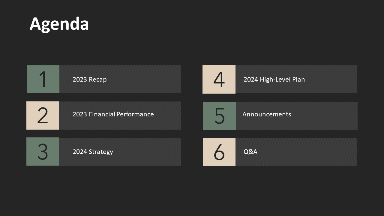 Agenda PPT Slide