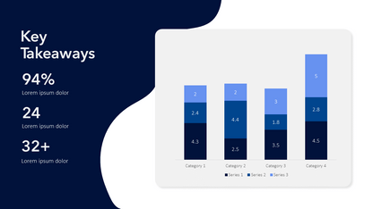 Bar Chart Slide Template