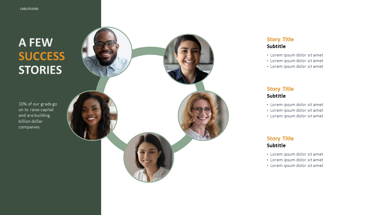 Customer Success Stories | PowerPoint Slide Template