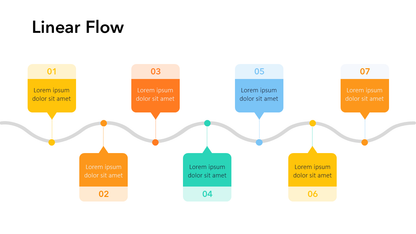 Linear Flow PPT Template