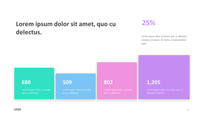 Four Columns Slide Template