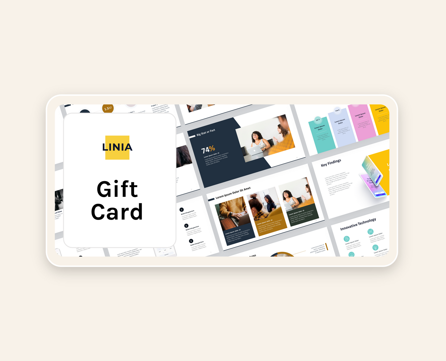 Linia Presentations Gift Card