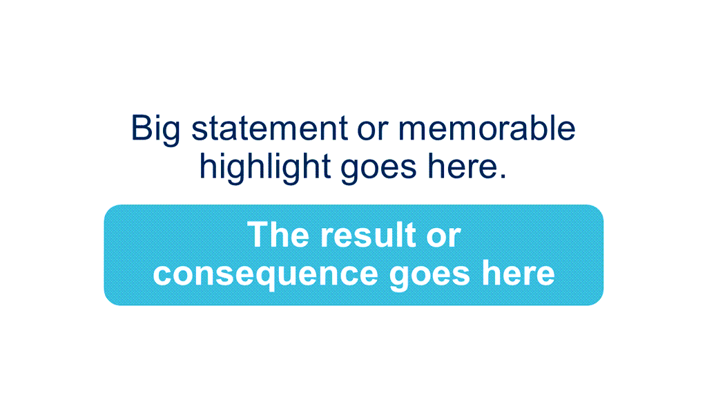 Big Sentence Slide Layout