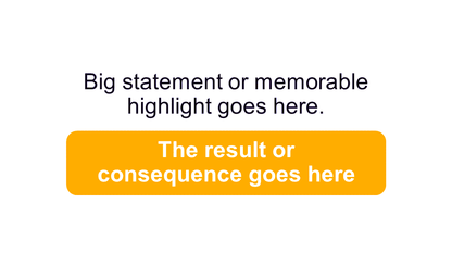 Big Sentence Slide Layout