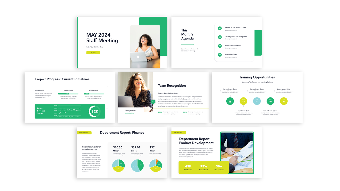 All Hands Staff Meeting PPT Template