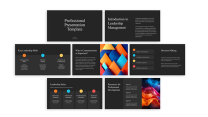 Dark PowerPoint Template