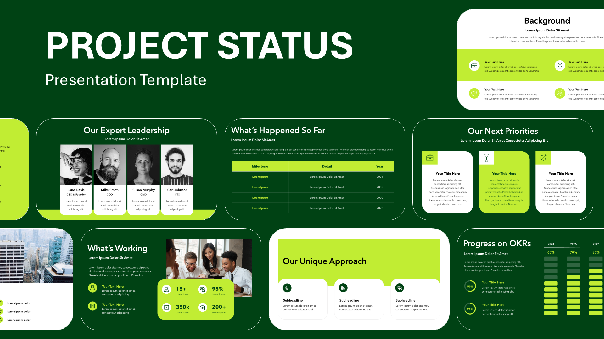 Project Presentation Template | PowerPoint | Google Slides