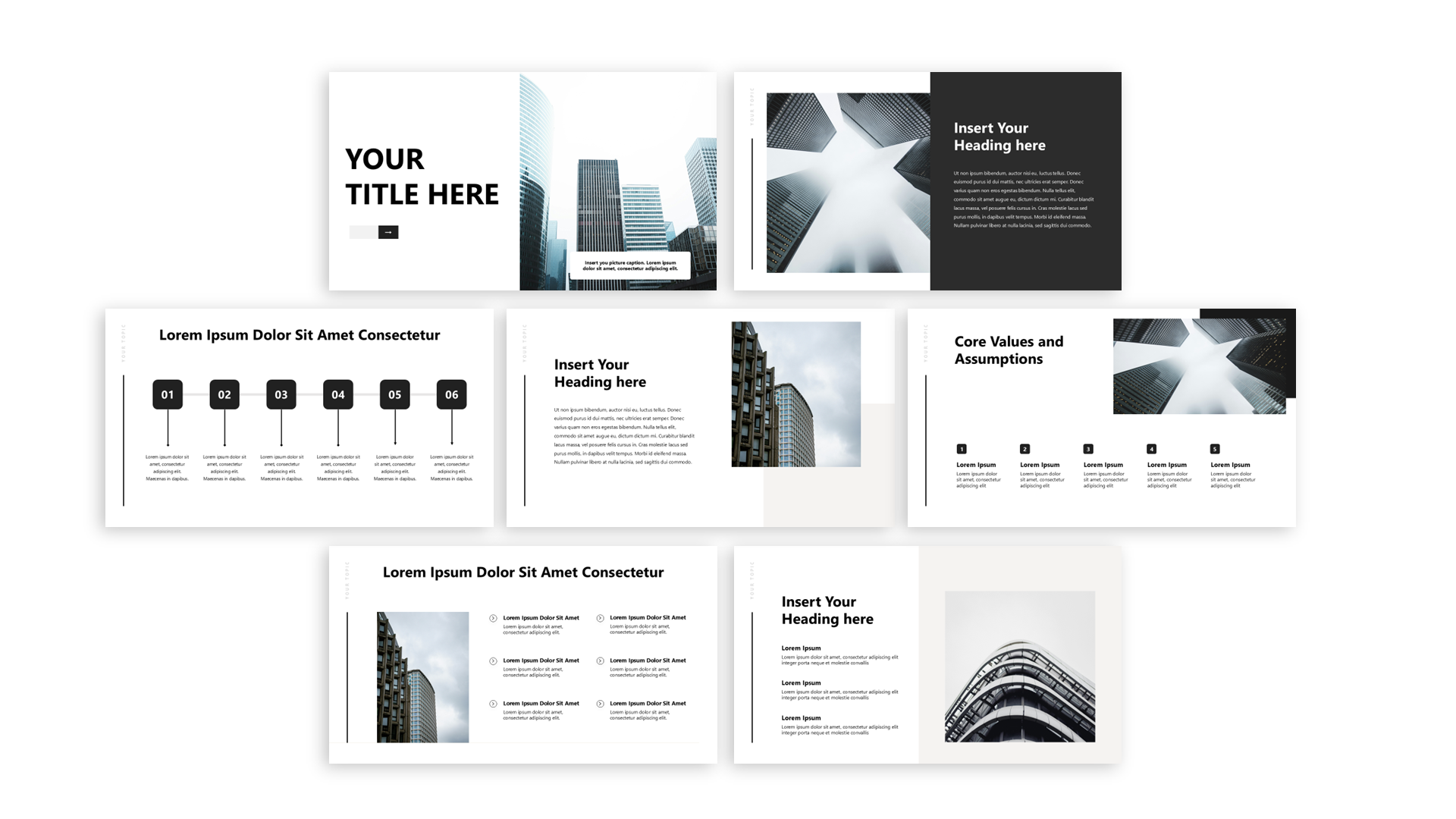 Powerpoint Basic Professional Examples Simple Professional PowerPoint Template