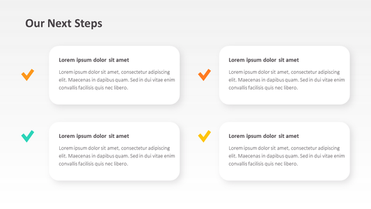 Next Steps Slide Template - PPT