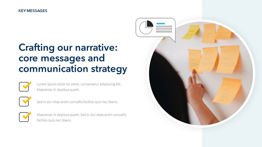 Message Slide Example Marketing Message Slide | PPT | Google Slides