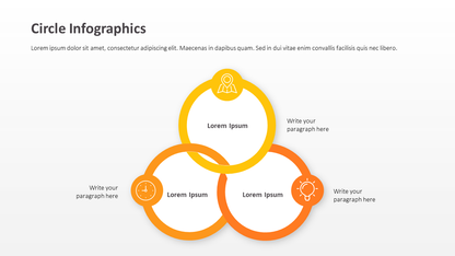 Connected Circles Infographic PPT