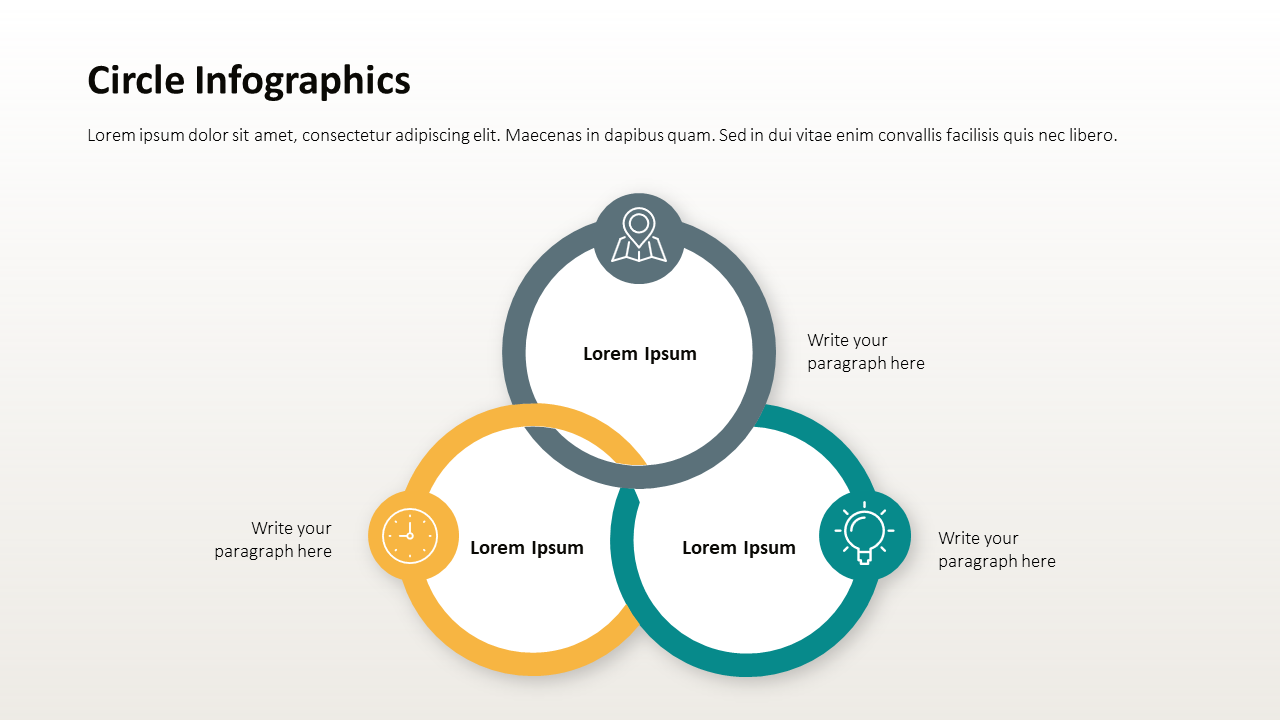 Connected Circles Infographic