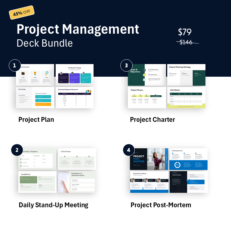 Project Management Deck Bundle