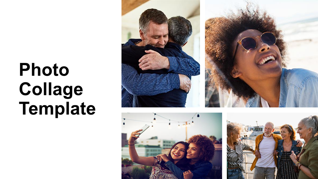 Photo Collage Template PPT and Google Slides