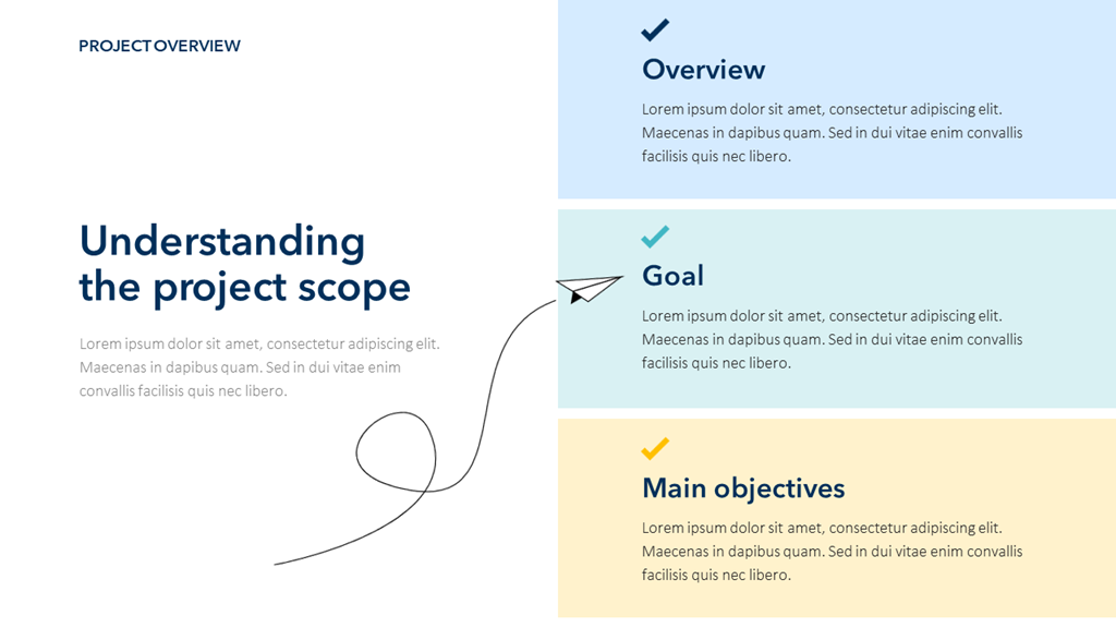 Project scope presentation template