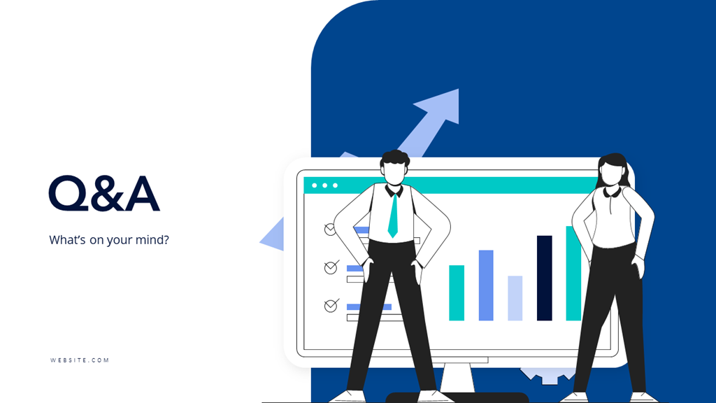 Q&A Closing Slide Template - PowerPoint or Google Slides