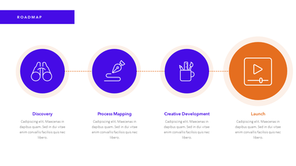 Roadmap slide template PPT